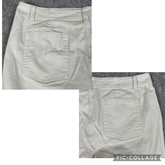 J. Jill Straight Leg Cotton/Linen Casual Travel Minimalist Coastal Pants - Sz 12 - Picture 9 of 15